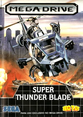 Super Thunder Blade (Japan) (Launch Cart) box cover front